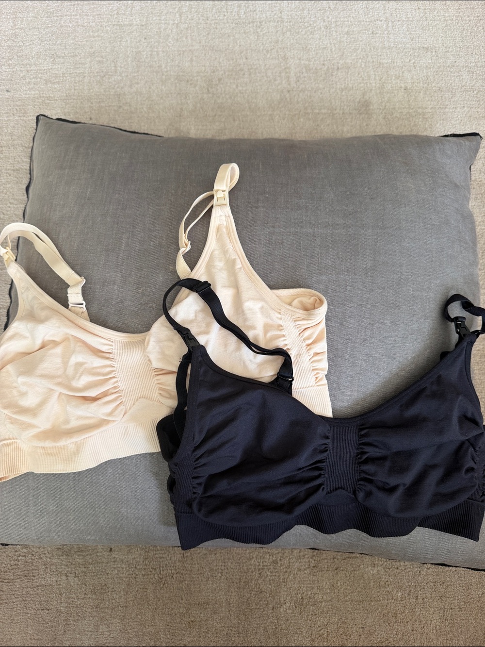 SKIMS Sculpting Nursing Bras Bundle 2X-3X | Black + Bone | NWOT | Never Worn